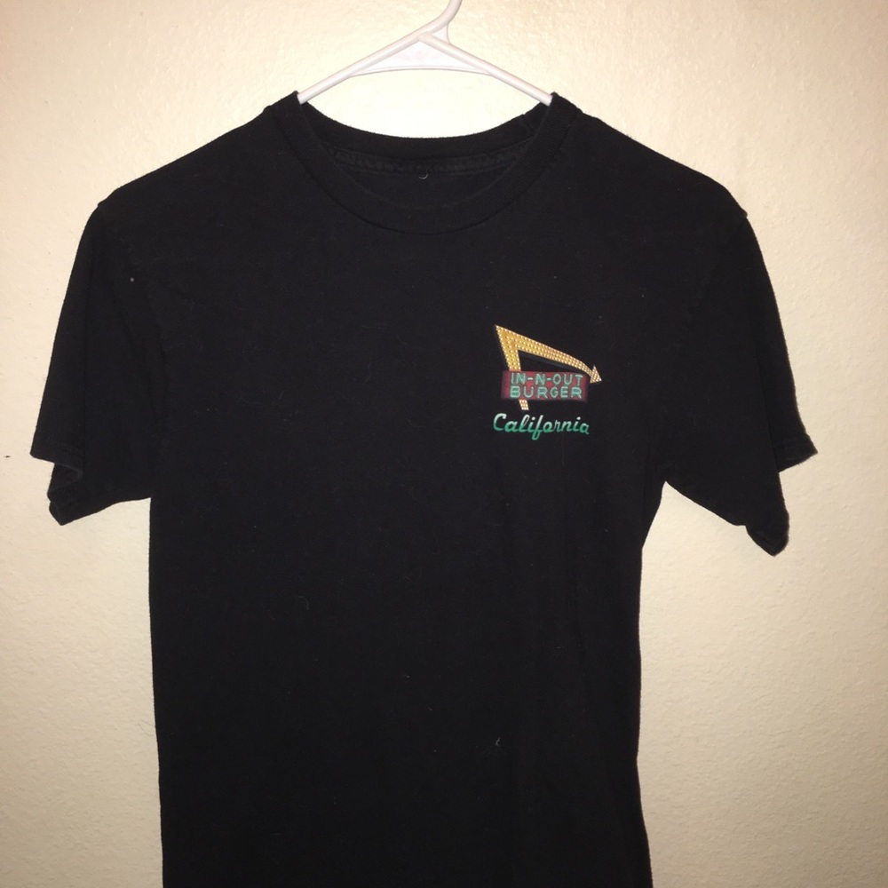 in & our burger t-shirt